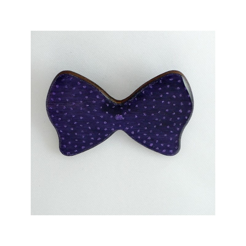 Broche originale noeud papillon violet, fabrication artisanale, bijou fantaisie associé personnalisable Broche originale noeud papillon violet, fabrication artisanale, bijou fantaisie associé personnalisable
