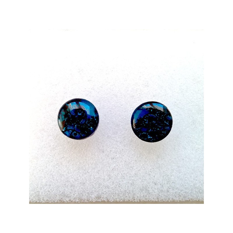 Puce d'oreille turquoise boucle d'oreille fantaisie bijoux style baroque Puce d'oreille turquoise boucle d'oreille fantaisie bijoux style baroque