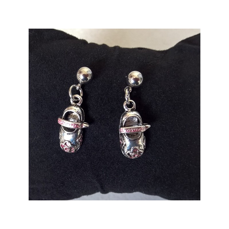 Boucle d'oreille fantaisie chaussure enfant, boucle d'oreille petit prix, pas chère pour tous budgets Boucle d'oreille fantaisie chaussure enfant, boucle d'oreille petit prix, pas chère pour tous budgets