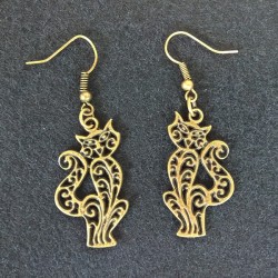 Boucle D Oreille Fantaisie Chat Filigrane Petit Prix Tous Budgets Boucle D Oreille Fantaisie Chat Filigrane Petit Prix Tous Budgets