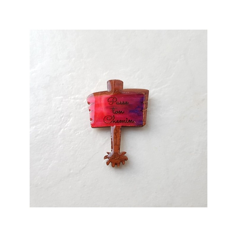 Magnet de collection panneau passe ton chemin cadeau utile pour petits et grands Magnet de collection panneau passe ton chemin cadeau utile pour petits et grands